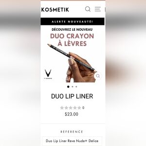 Duo Lip Liner - Pink and Brown